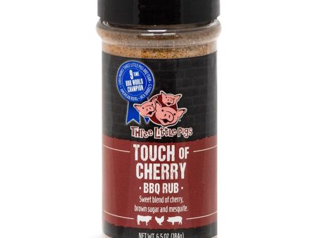 Three Little Pigs Kansas City Touch of Cherry BBQ Rub 6.5 oz Hot on Sale