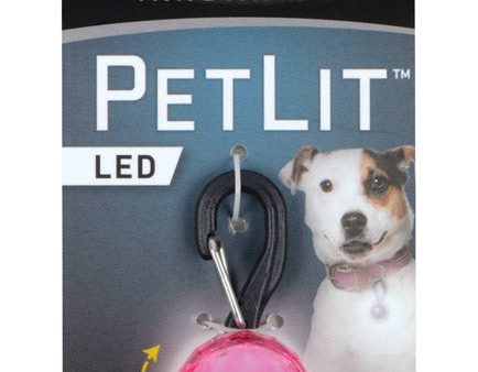 Nite Ize PetLit Pink Plastic PetLit Ball and Collar Light Sale