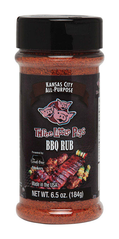 Three Little Pigs Kansas City All-Purpose BBQ Rub 6.5 oz Online Hot Sale