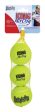 Kong Squeaker Green Rubber Pet Tennis Balls Medium 3 pk For Discount