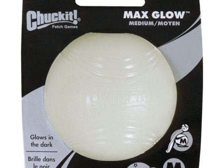 Chuckit! Max Glow White Rubber Dog Toy Medium 1 pk Discount