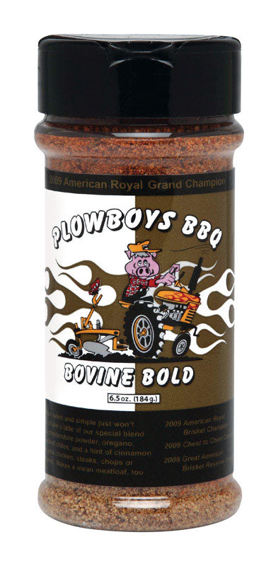 Plowboys BBQ Bovine Bold Seasoning Rub 6.5 oz Supply