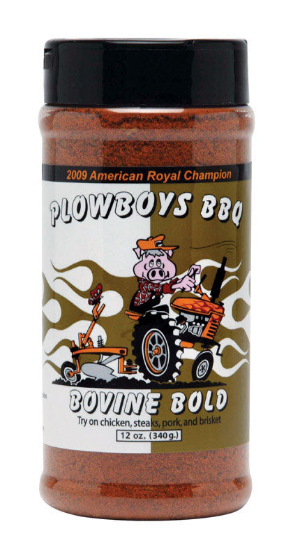 Plowboys BBQ Bovine Bold Seasoning Rub 12 oz For Discount