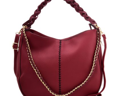 VK5538-RED-Women s simple handbag Cheap