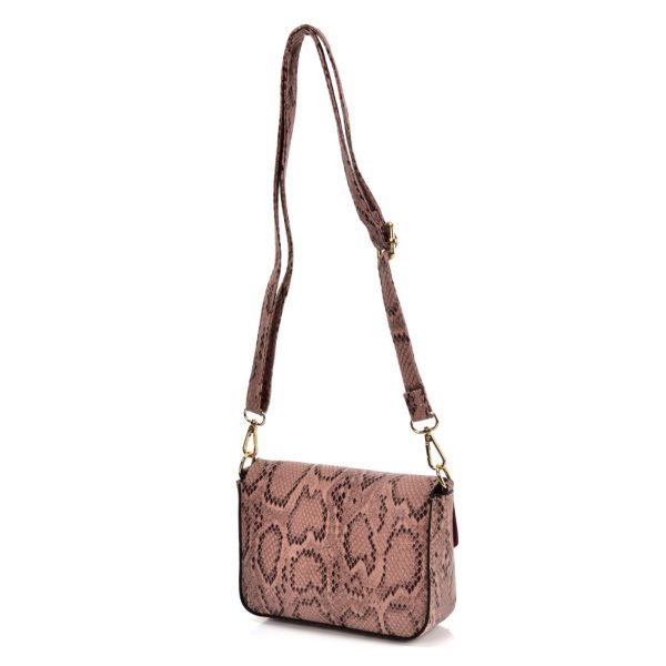 VK2116 PINK - Snakeskin Handbag For Women For Sale