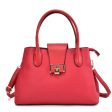 VK5536 RED - Simple Solid Color Handbag Supply