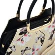 VK5630-KHAKI - Shell Set Bag With Flowers And Butterflies And Special Handle Design For Discount