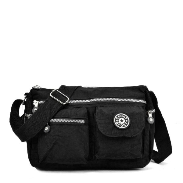 VK5414 Black - Sports Waist Cross Body Bag Discount