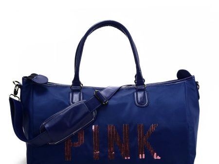 VK5532 DARK BLUE - Tote Travelling Bag With Zipper (was 10) Supply