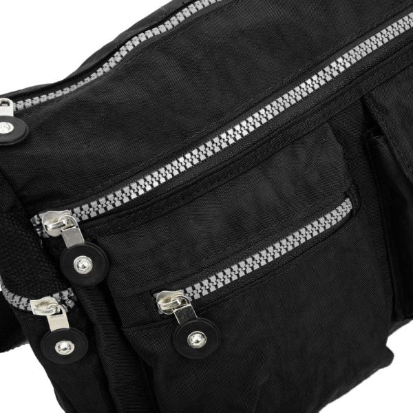 VK5414 Black - Sports Waist Cross Body Bag Discount