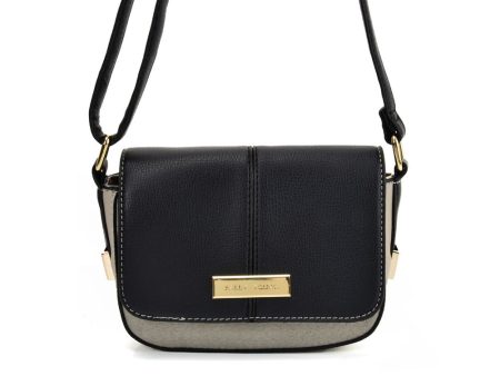 SY2173 BLACK - Handbag With Buckle Design (was £10) on Sale