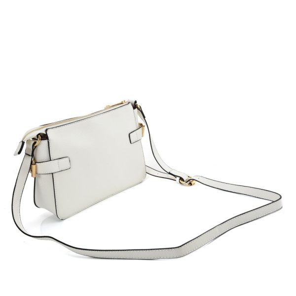 SY2203 WHITE - Handbag With Buckle Design For Women Discount