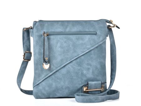 VK5144 Blue - Casual Solid Women Soft Handbag Fashion