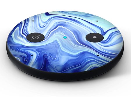 Blue Marble Rocks Glass | Skin For Amazon Echo Input For Sale