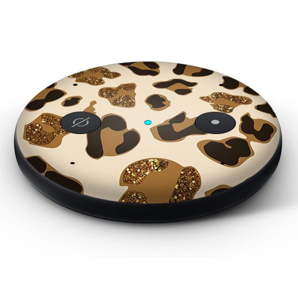 Leopard Print, Printed Glitter | Skin For Amazon Echo Input Fashion