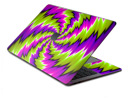 Psychedelic Moving Swirls | Skin For Macbook Pro 13 inch Retina Touch Bar | fits Model A1706, A1708, A3164, A1989, A3358 Online