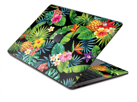 Tropical Flowers Hibiscus Hawaii | Skin For Macbook Pro 13 inch Retina Touch Bar | fits Model A1706, A1708, A3164, A1989, A3358 Online now