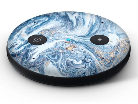 Blue Gold Marble | Skin For Amazon Echo Input Cheap