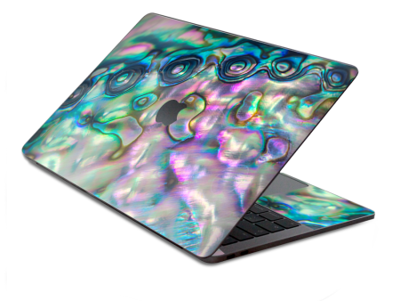 Abalone Shell Pink Green Blue Opal | Skin For Macbook Pro 13 inch Retina Touch Bar | fits Model A1706, A1708, A3164, A1989, A3358 Sale