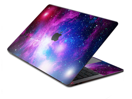 Stars Galaxy Red Blue Purple Gasses | Skin For Macbook Pro 13 inch Retina Touch Bar | fits Model A1706, A1708, A3164, A1989, A3358 Online now