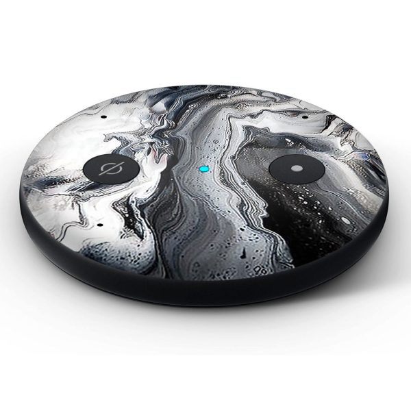 Black and White Swirl Marble | Skin For Amazon Echo Input Cheap