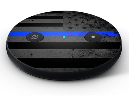 Thin Blue Line Distressed | Skin For Amazon Echo Input Discount