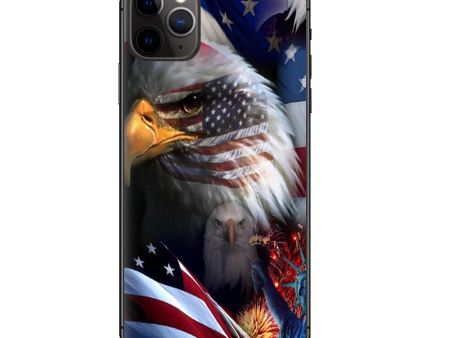 Usa Bald Eagle In Flag | Skin For Apple iPhone 11 Pro Online now