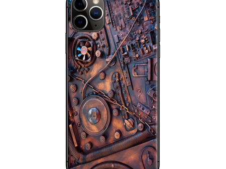 Steampunk Metal Panel Vault Gear | Skin For Apple iPhone 11 Pro Max Fashion