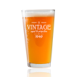 Vintage 1949 Beer Pint Glass Online Sale