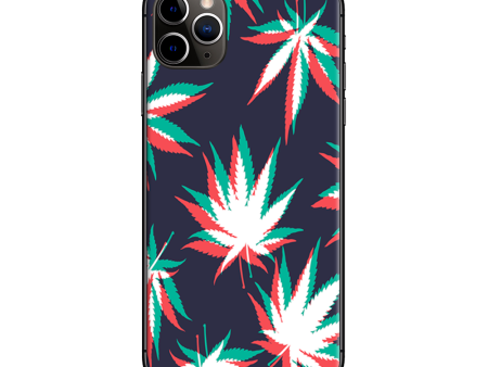 3D Holographic Weed Pot Leaf | Skin For Apple iPhone 11 Pro Max For Discount