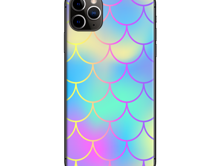 Pastel Colorful Mermaid Scales | Skin For Apple iPhone 11 Pro Max Online Sale