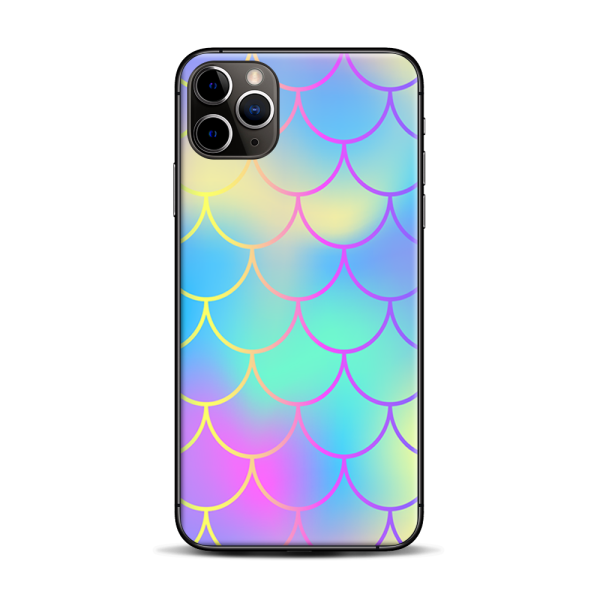 Pastel Colorful Mermaid Scales | Skin For Apple iPhone 11 Pro Max Online Sale