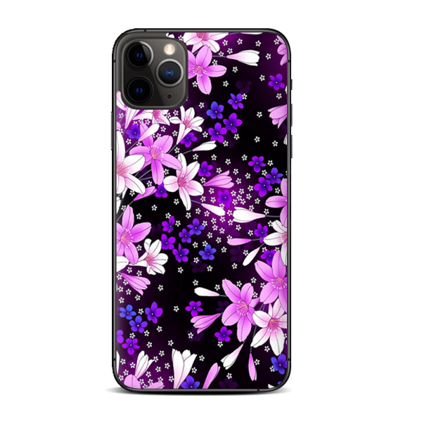 Purple Pink Colorful Flowers Lillies | Skin For Apple iPhone 11 Pro Discount