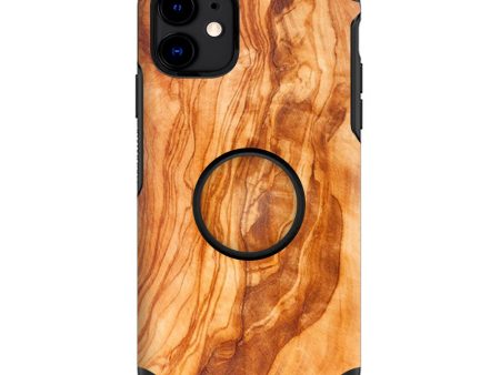 Marble Wood Design Cherry Mahogany | Skin For Otter Pop Symmetry for iPhone 11 Hot on Sale