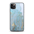 Teal Blue Gold White Marble Granite | Skin For Apple iPhone 11 Pro Max For Discount