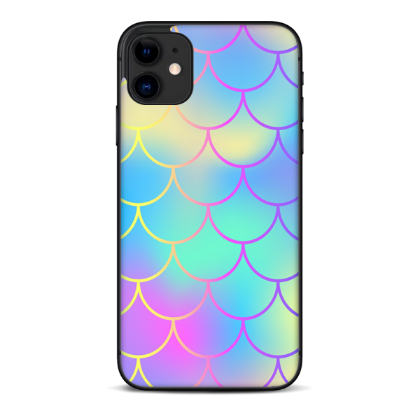 Pastel Colorful Mermaid Scales | Skin For Apple iPhone 11 Online