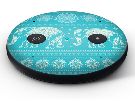 Blue Elephant Pattern Print | Skin For Amazon Echo Input For Discount