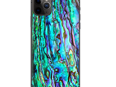 Abalone Ripples Green Blue Purple | Skin For Apple iPhone 11 Pro Cheap