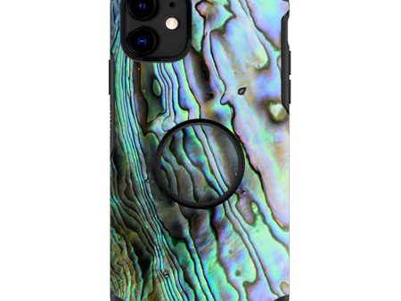 Abalone Ripples Green Blue Purple | Skin For Otter Pop Symmetry for iPhone 11 Fashion