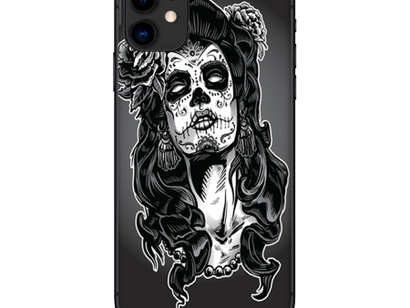 Sugar Skull Girl Dia De Los Meurtos | Skin For Apple iPhone 11 Online