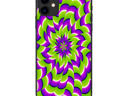 Trippy Psychedelic Motion Swirl | Skin For Apple iPhone 11 Hot on Sale