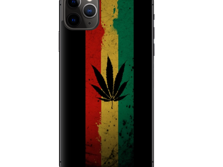 Rasta Weed Pot Leaf Red Gold Green | Skin For Apple iPhone 11 Pro Sale