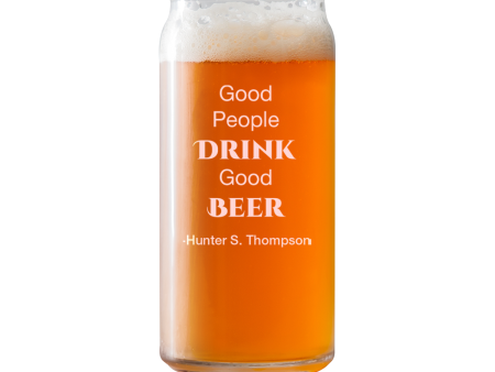 Good People Drink Good Beer  Beer Pint Glass Online now