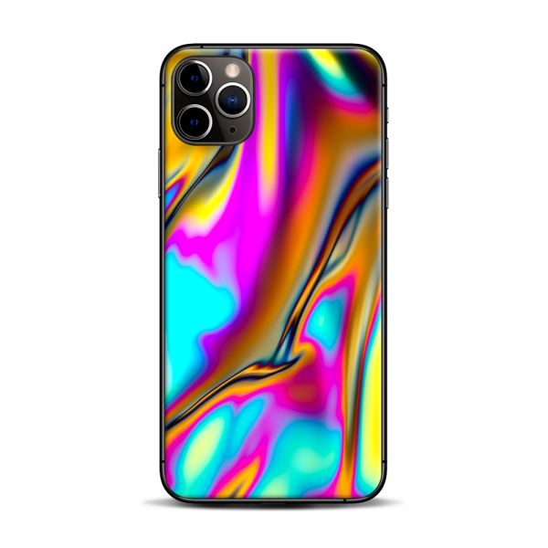 Oil Slick Resin Iridium Glass Colors | Skin For Apple iPhone 11 Pro Max For Cheap