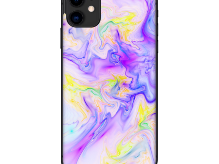 Pastel Marble Resin Pink Purple Swirls | Skin For Apple iPhone 11 Supply