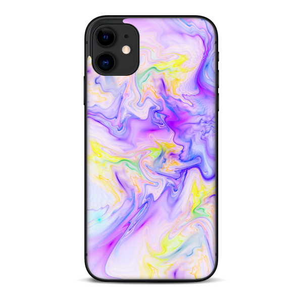 Pastel Marble Resin Pink Purple Swirls | Skin For Apple iPhone 11 Supply