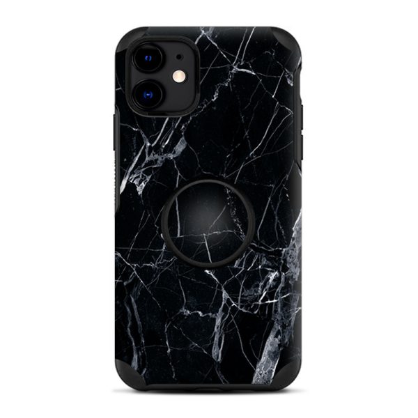 Black Marble Granite White | Skin For Otter Pop Symmetry for iPhone 11 Online now