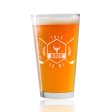 Talk Birdie To Me  Beer Pint Glass Supply