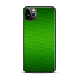 Lime Green Carbon Fiber Look | Skin For Apple iPhone 11 Pro Max on Sale