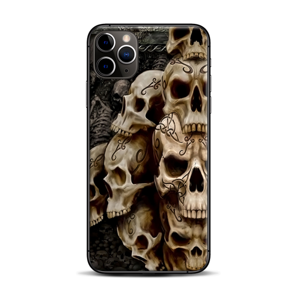 Wicked Skulls Tattooed | Skin For Apple iPhone 11 Pro Max Online now